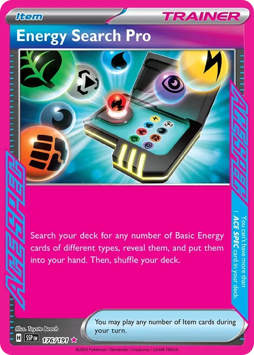 176/191 from Surging Sparks Card List ACE SPEC Rare Pokemon Card