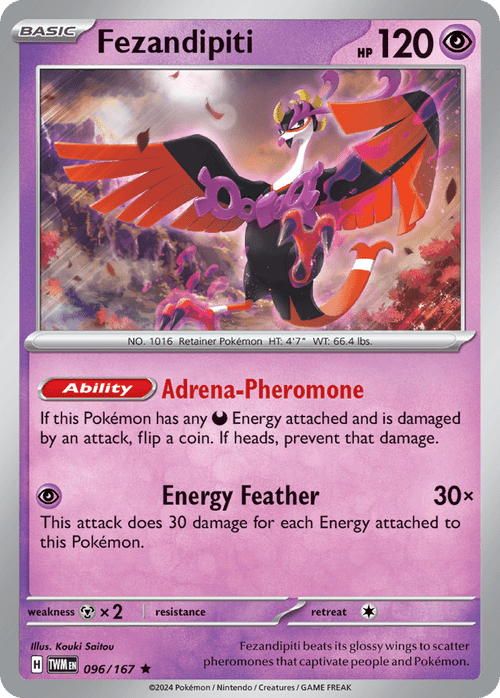096/167 from Twilight Masquerade Rare Pokemon Card