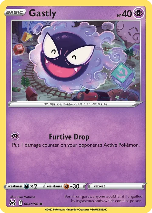 064/196 from Lost Origin Common Pokemon Card