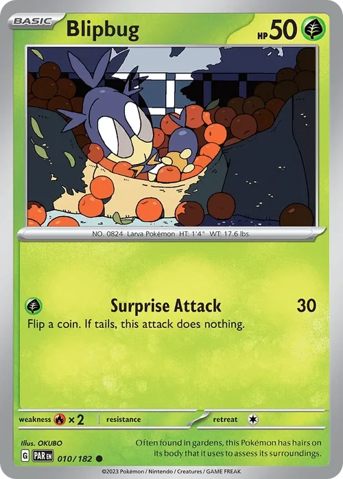 010/182 from Paradox Rift Common Pokemon Card