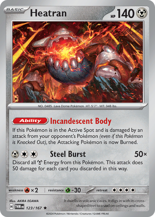 123/167 from Twilight Masquerade Rare Pokemon Card