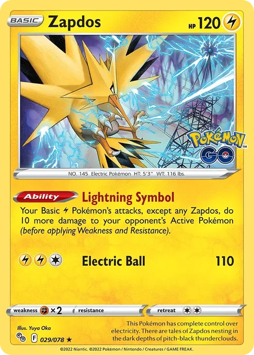 029/078 from Pokemon GO Holo Rare Pokemon Card
