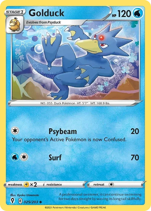 025/203 from Evolving Skies Uncommon Pokemon Card
