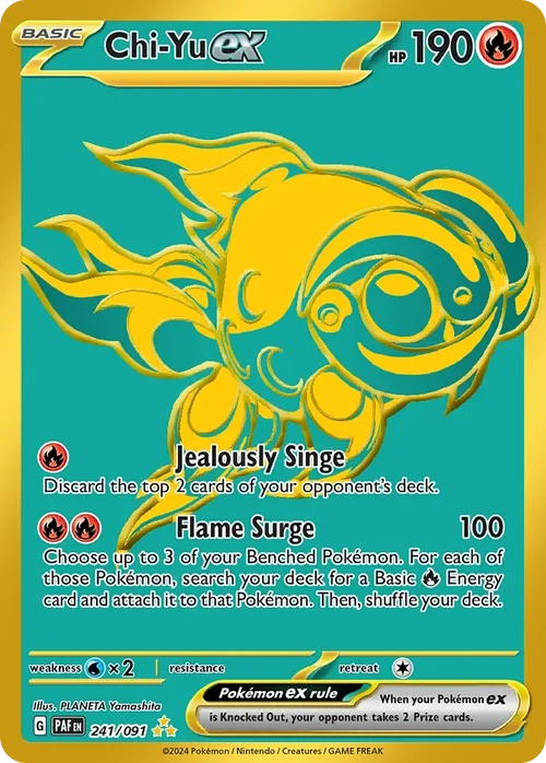 Chi Pokemon card from Paldean Fates set