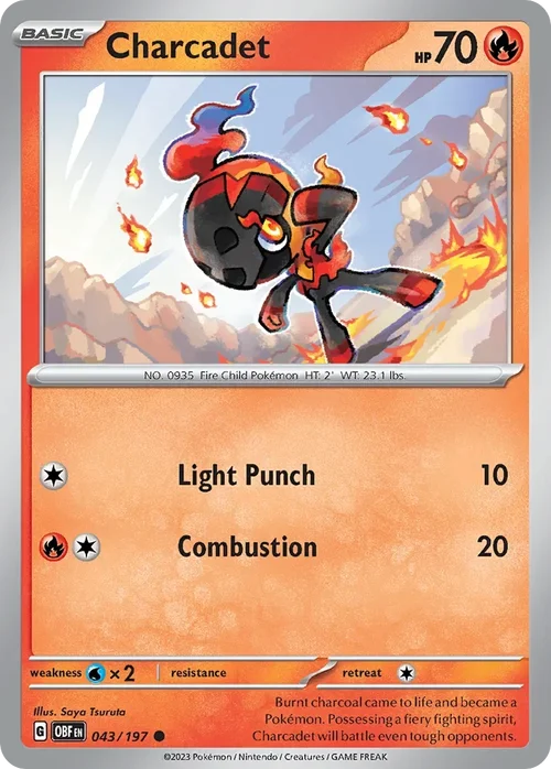 043/197 from Obsidian Flames Common Pokemon Card