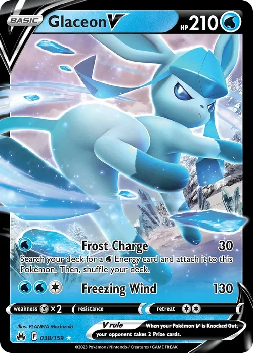 Crown Zenith - Glaceon V 38