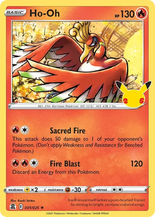 001/025 from Celebrations Holo Rare Pokemon Card