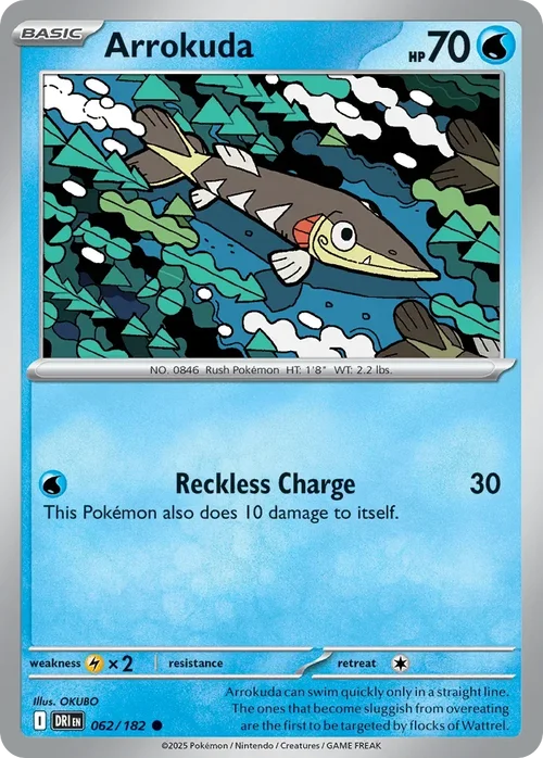 062/182 from Destined Rivals Common Pokemon Card