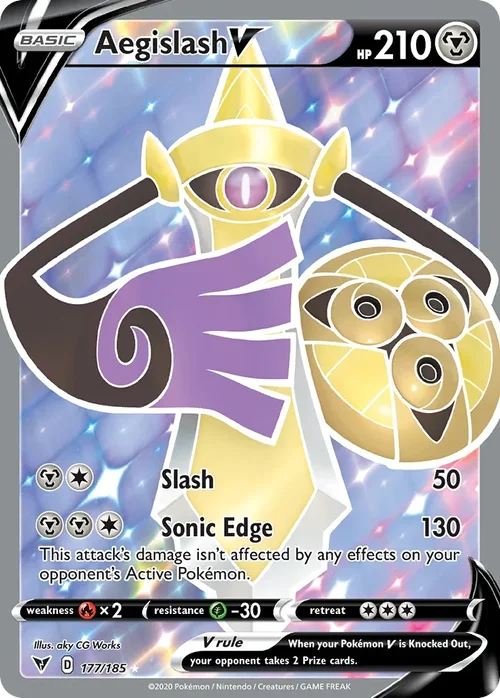 177/185 from Vivid Voltage Full Art Pokemon Card