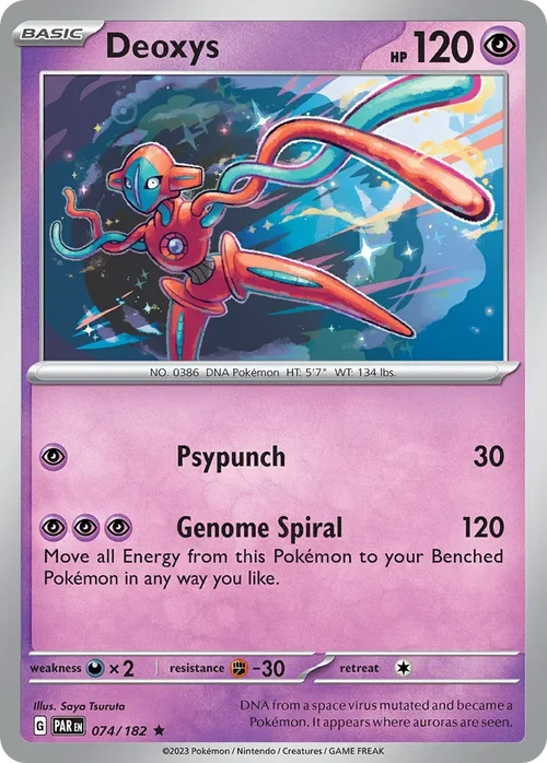 074/182 from Paradox Rift Rare Pokemon Card