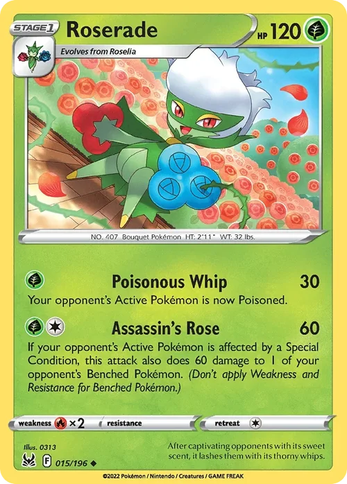 015/196 from Lost Origin Uncommon Pokemon Card