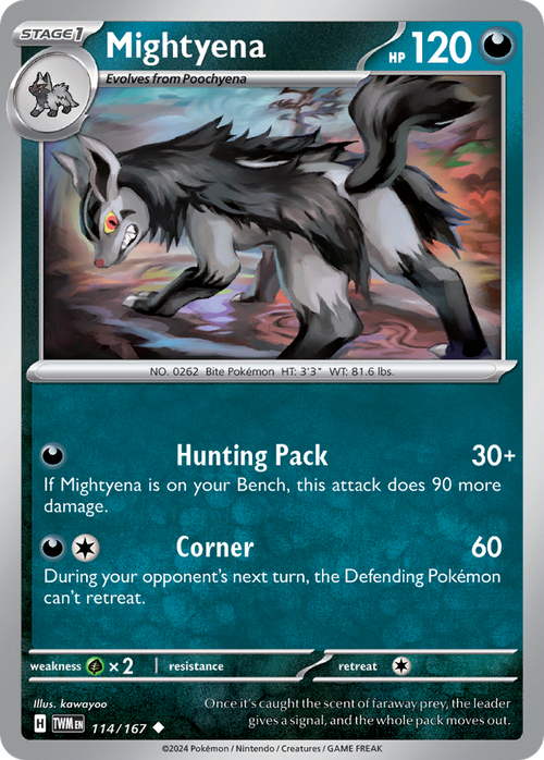 114/167 from Twilight Masquerade Uncommon Pokemon Card