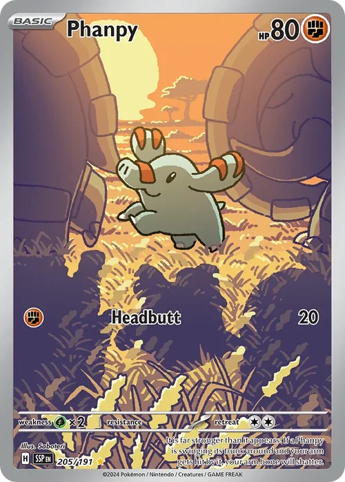 205/191 from Surging Sparks Card List Illustration Rare Pokemon Card