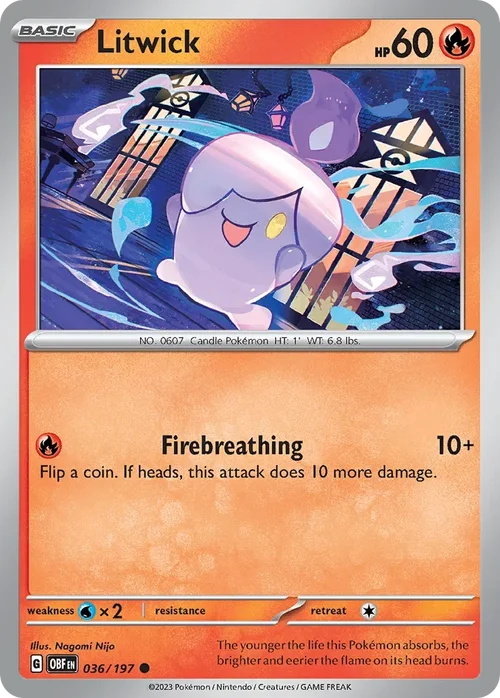 036/197 from Obsidian Flames Common Pokemon Card