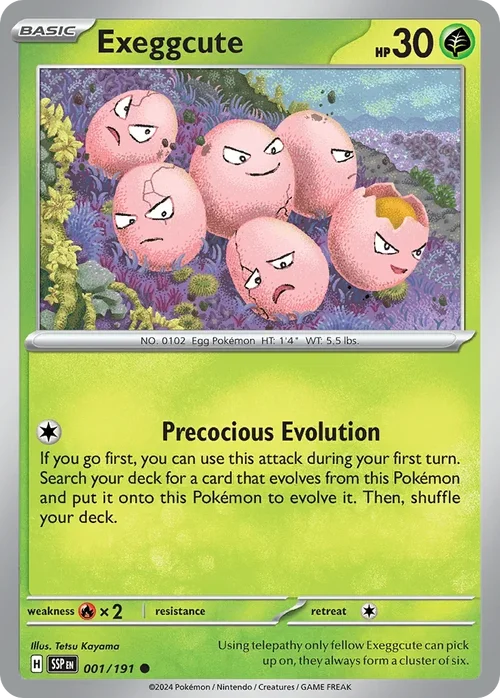 001/191 from Surging Sparks Card List Common Pokemon Card