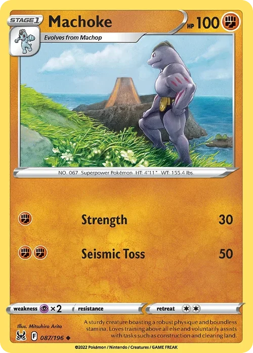 087/196 from Lost Origin Uncommon Pokemon Card
