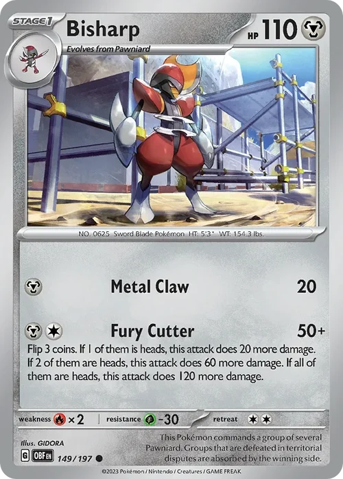 149/197 from Obsidian Flames Common Pokemon Card