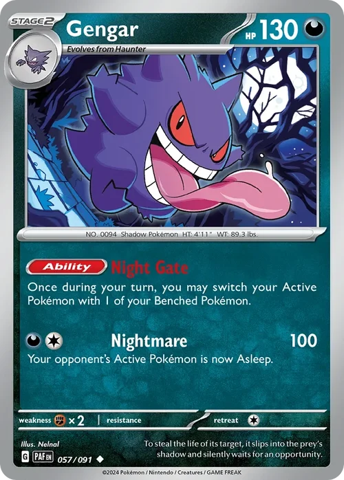 057/091 from Paldean Fates Uncommon Pokemon Card