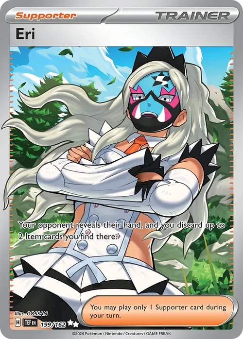 Eri 199 Pokemon card from Temporal Forces set