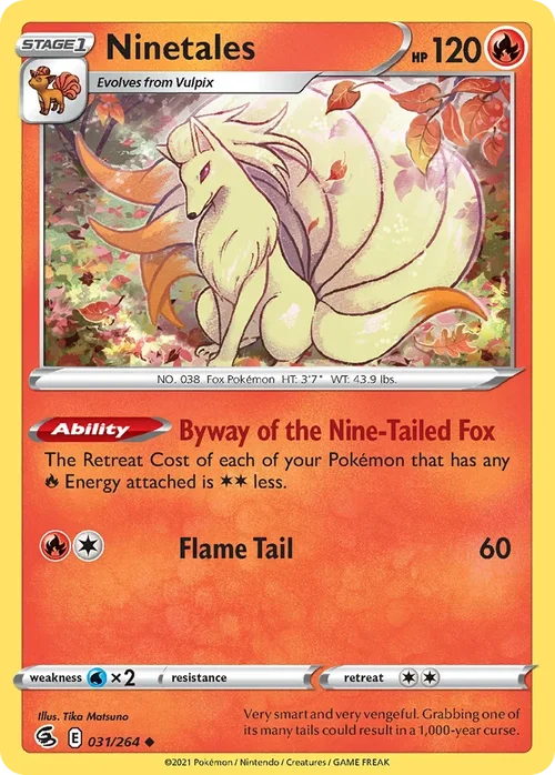 031/264 from Fusion Strike Uncommon Pokemon Card