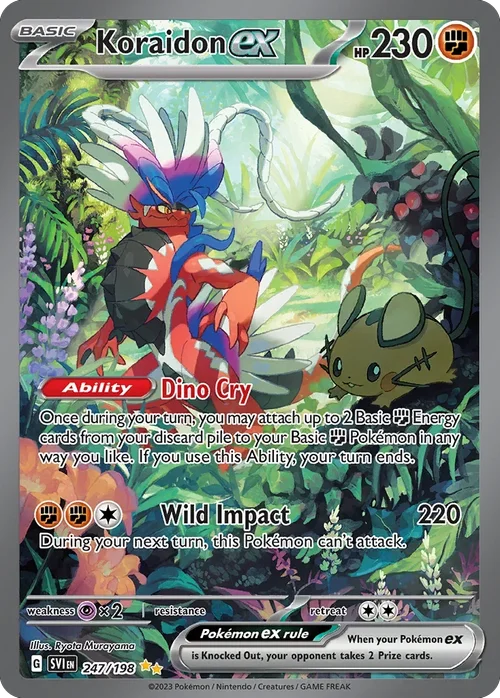 247/198 from Scarlet & Violet Special Illustration Rare Pokemon Card