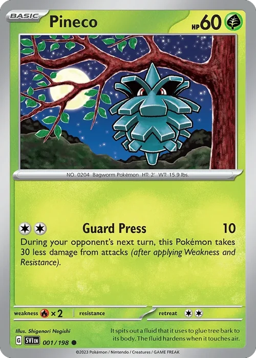 001/198 from Scarlet & Violet Common Pokemon Card