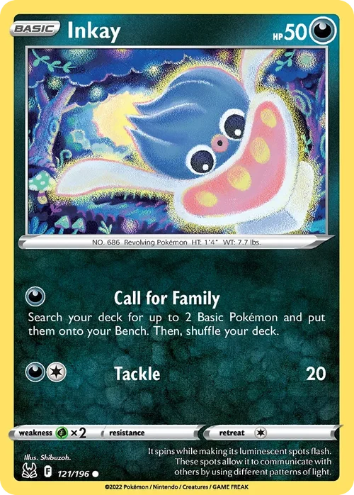 121/196 from Lost Origin Common Pokemon Card