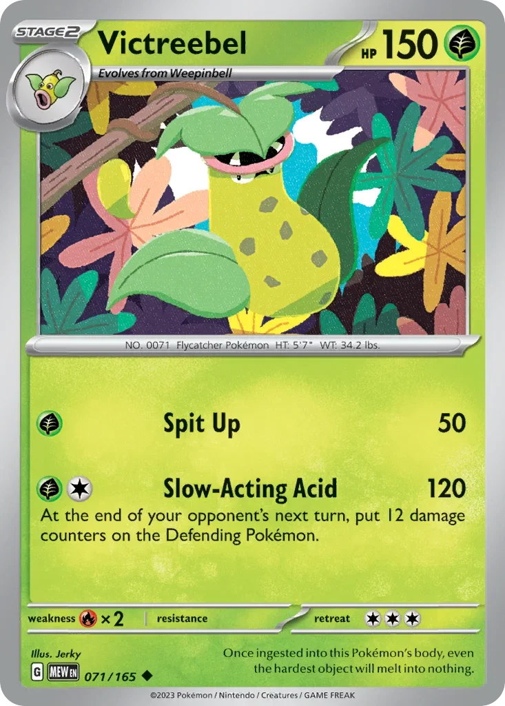 Victreebel 071 Pokémon card