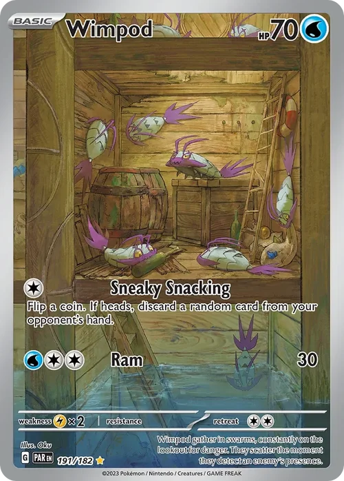 191/182 from Paradox Rift Illustration Rare Pokemon Card