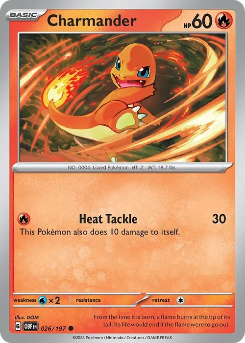 026/197 from Obsidian Flames Common Pokemon Card