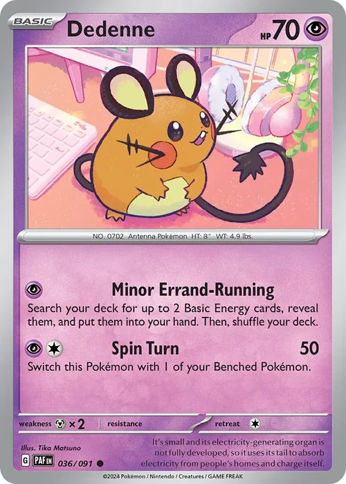 036/091 from Paldean Fates Common Pokemon Card