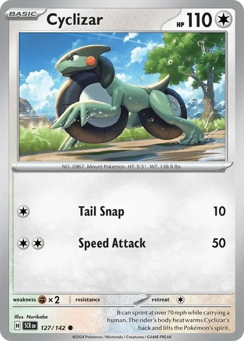 Cyclizar 127 Pokemon card from Stellar Crown set