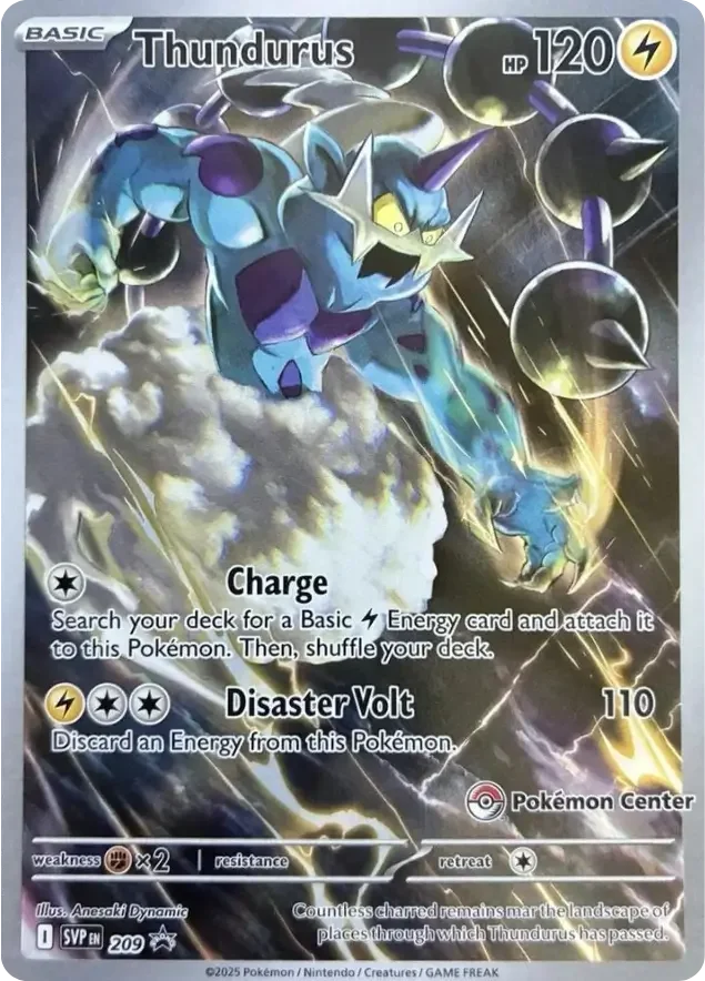 thundurus pokemon center etb promo