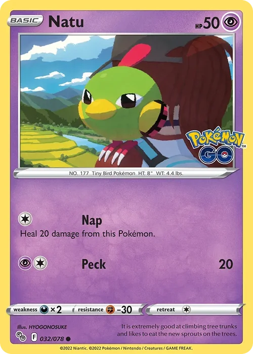 032/078 from Pokemon GO Common Pokemon Card