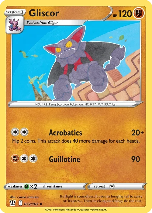 072/163 from Battle Styles Uncommon Pokemon Card