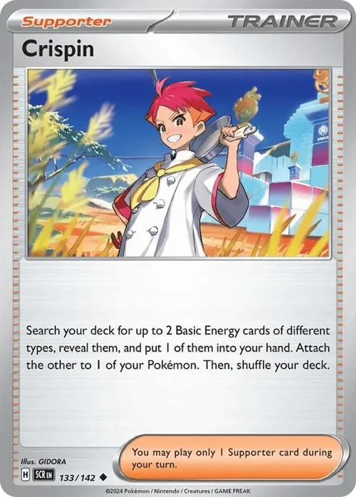 Crispin 133 Pokemon card from Stellar Crown set