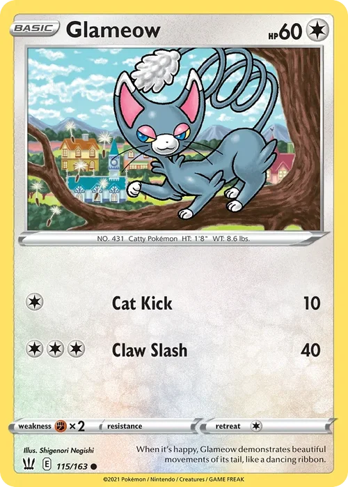 115/163 from Battle Styles Common Pokemon Card