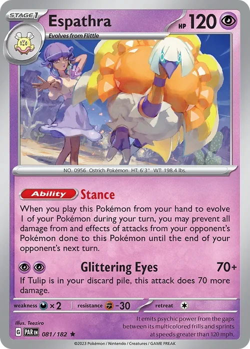 081/182 from Paradox Rift Rare Pokemon Card