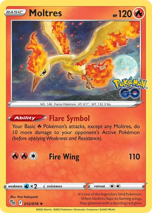 012/078 from Pokemon GO Holo Rare Pokemon Card
