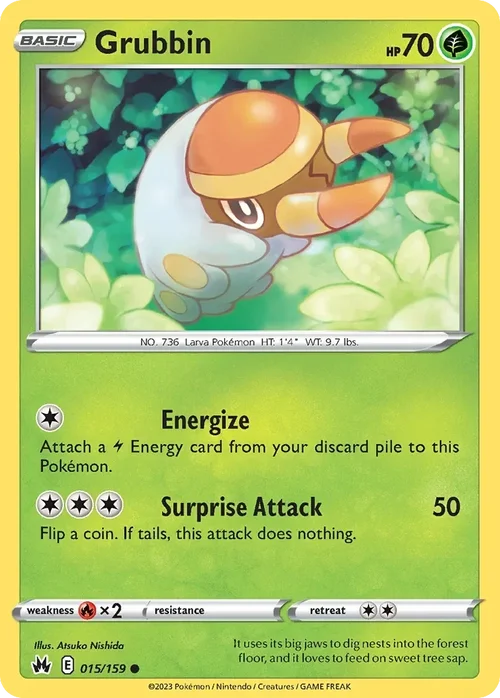 015/159 from Crown Zenith Common Pokemon Card
