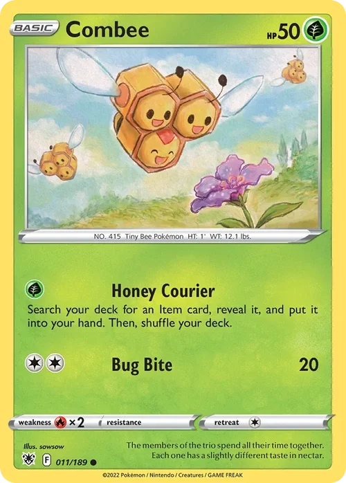 Combee 011 Pokémon card from Astral Radiance set