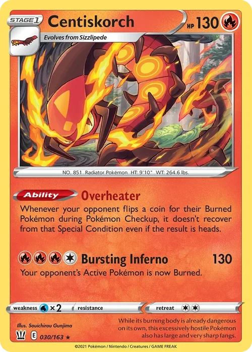 030/163 from Battle Styles Rare Pokemon Card