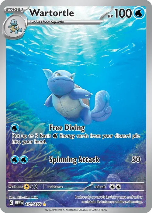 171/165 from 151 Illustration Rare Pokemon Card