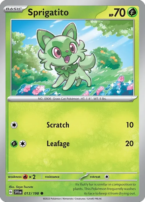 013/198 from Scarlet & Violet Common Pokemon Card