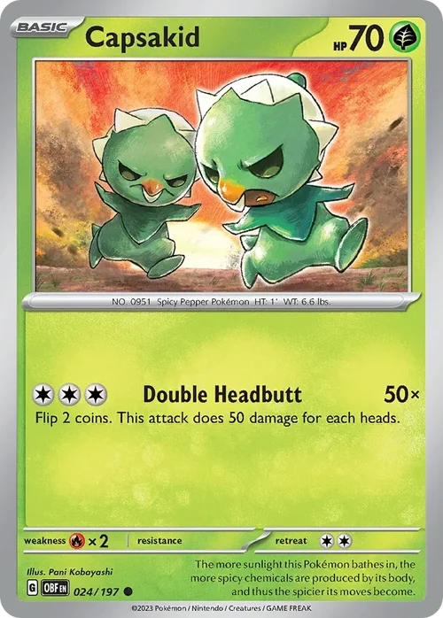024/197 from Obsidian Flames Common Pokemon Card