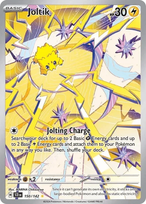 Joltik 150 Pokemon card from Stellar Crown set