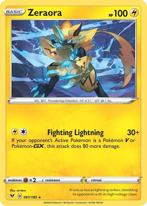 061/185 from Vivid Voltage Holo Rare Pokemon Card