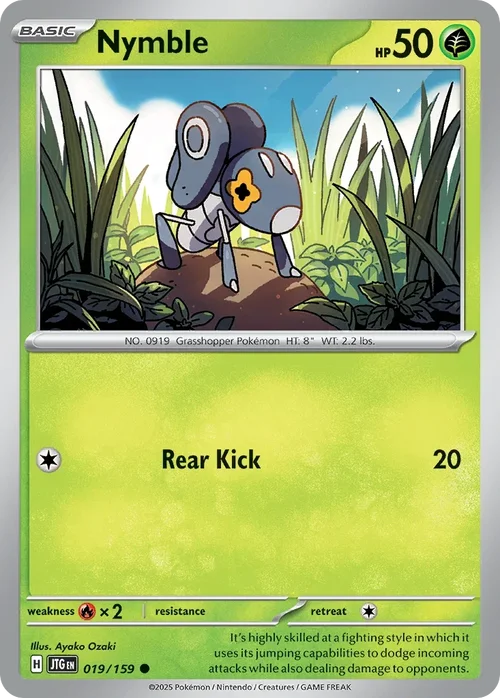 019/159 from Journey Together Common Pokemon Card