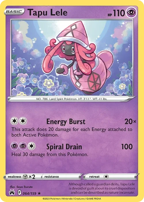 064/159 from Crown Zenith Holo Rare Pokemon Card