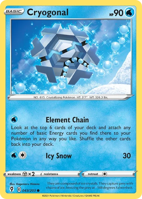 043/203 from Evolving Skies Common Pokemon Card